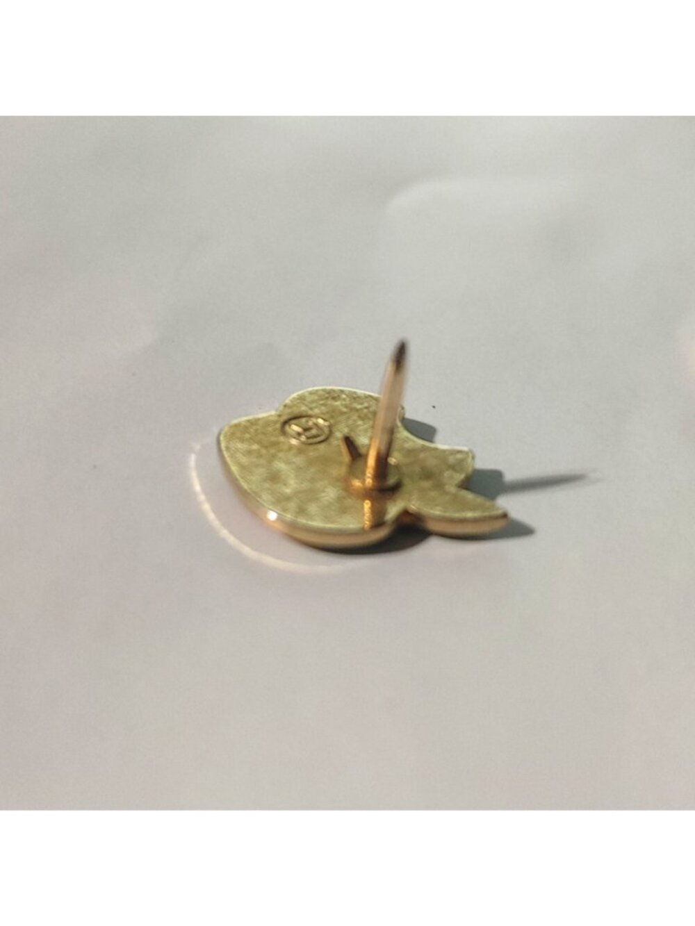 Rainbow Macintosh Apple Logo Pin Tack Lapel Vintage Gold Tone Retro Collectible - Picture 5 of 14